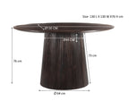 Salvator Walnut 130cm