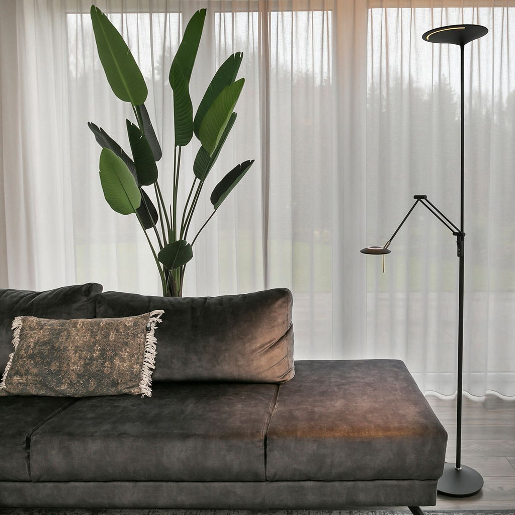 Vloerlamp Zodiac 2107ZW Zwart