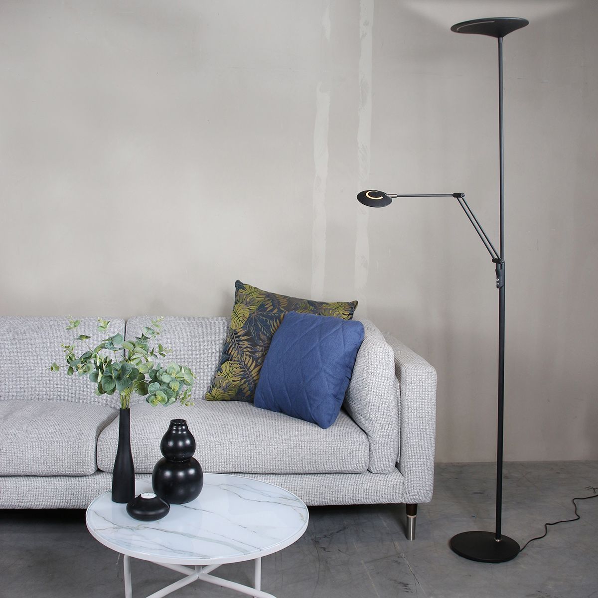 Vloerlamp Zodiac 2107ZW Zwart