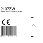 Vloerlamp Zodiac 2107ZW Zwart