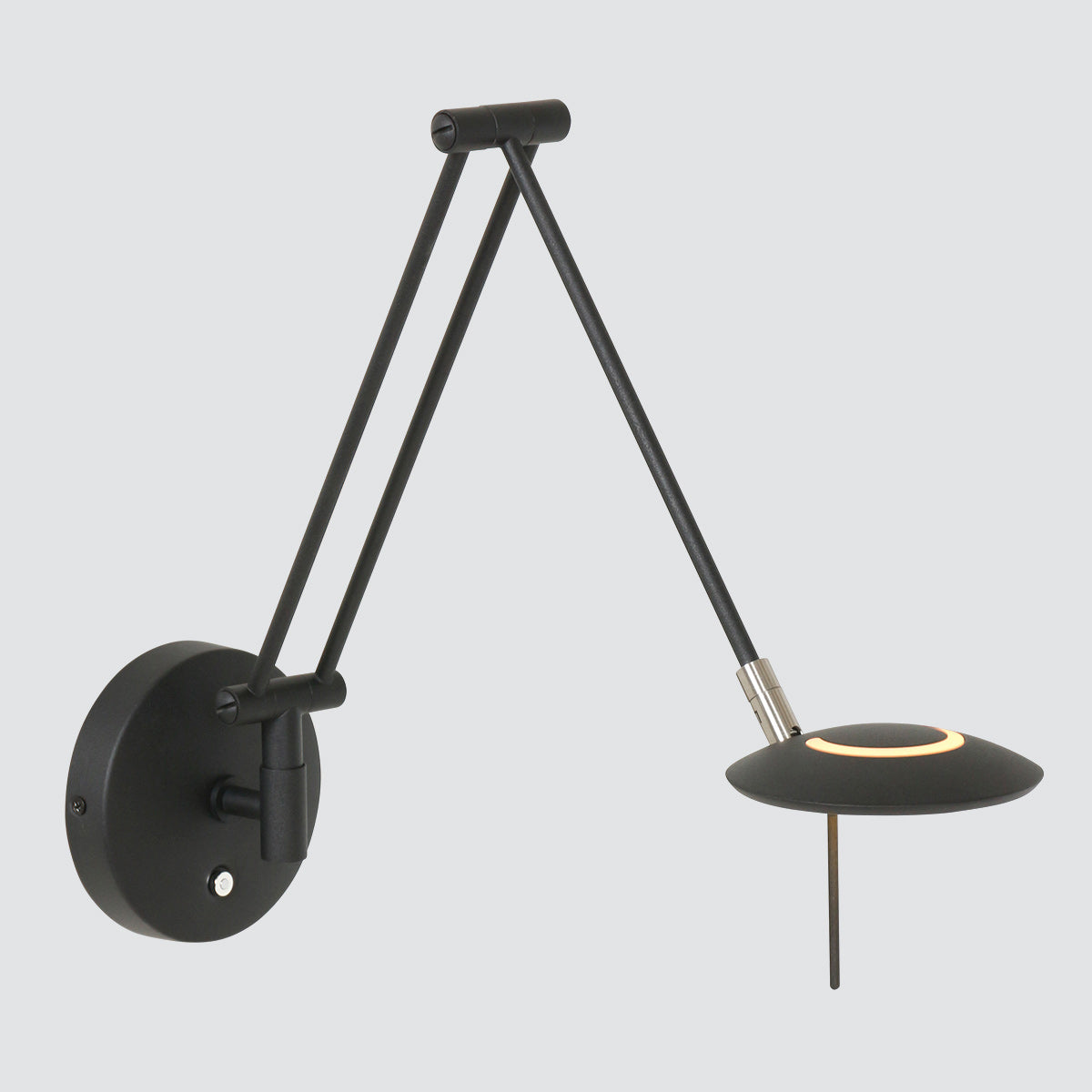 Wandlamp Zodiac 2110ZW Zwart Dimbaar draaibaar kantelbaar