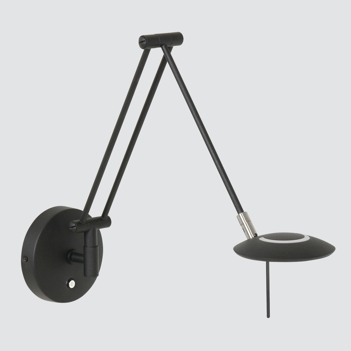 Wandlamp Zodiac 2110ZW Zwart Dimbaar draaibaar kantelbaar