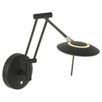 Wandlamp Zodiac 2110ZW Zwart Dimbaar draaibaar kantelbaar