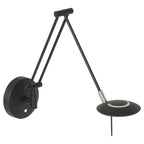 Wandlamp Zodiac 2110ZW Zwart Dimbaar draaibaar kantelbaar