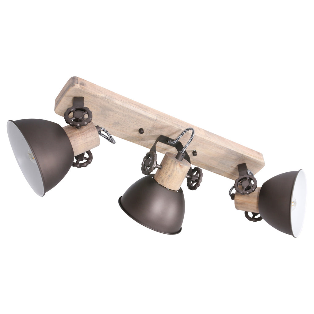 Plafondlamp Gearwood 2133A Antraciet E27 fitting