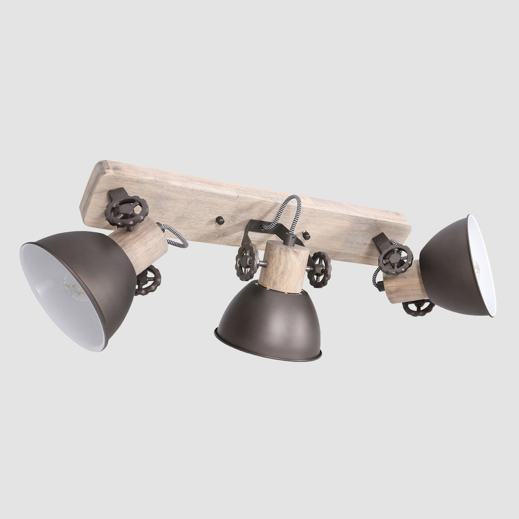 Plafondlamp Gearwood 2133A Antraciet E27 fitting