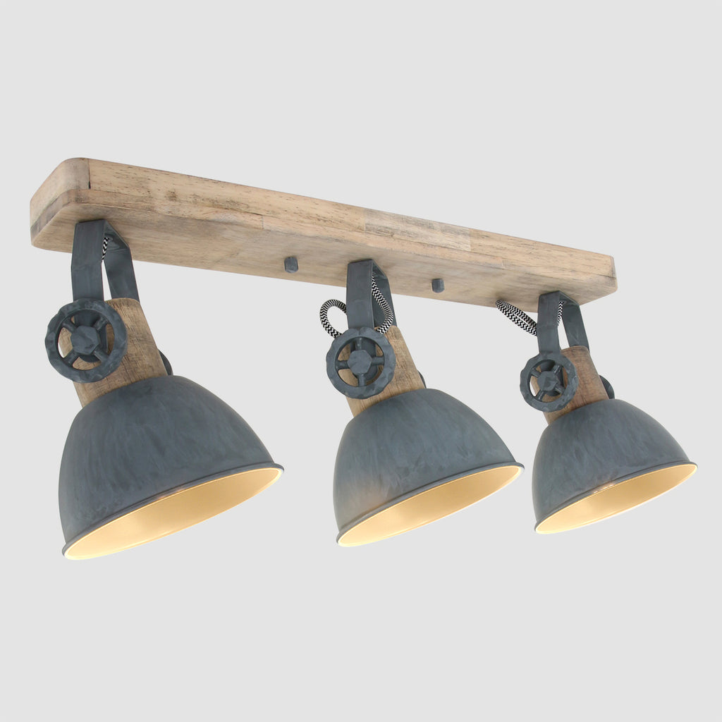 Plafondlamp Gearwood 2133GR Grijs E27 fitting