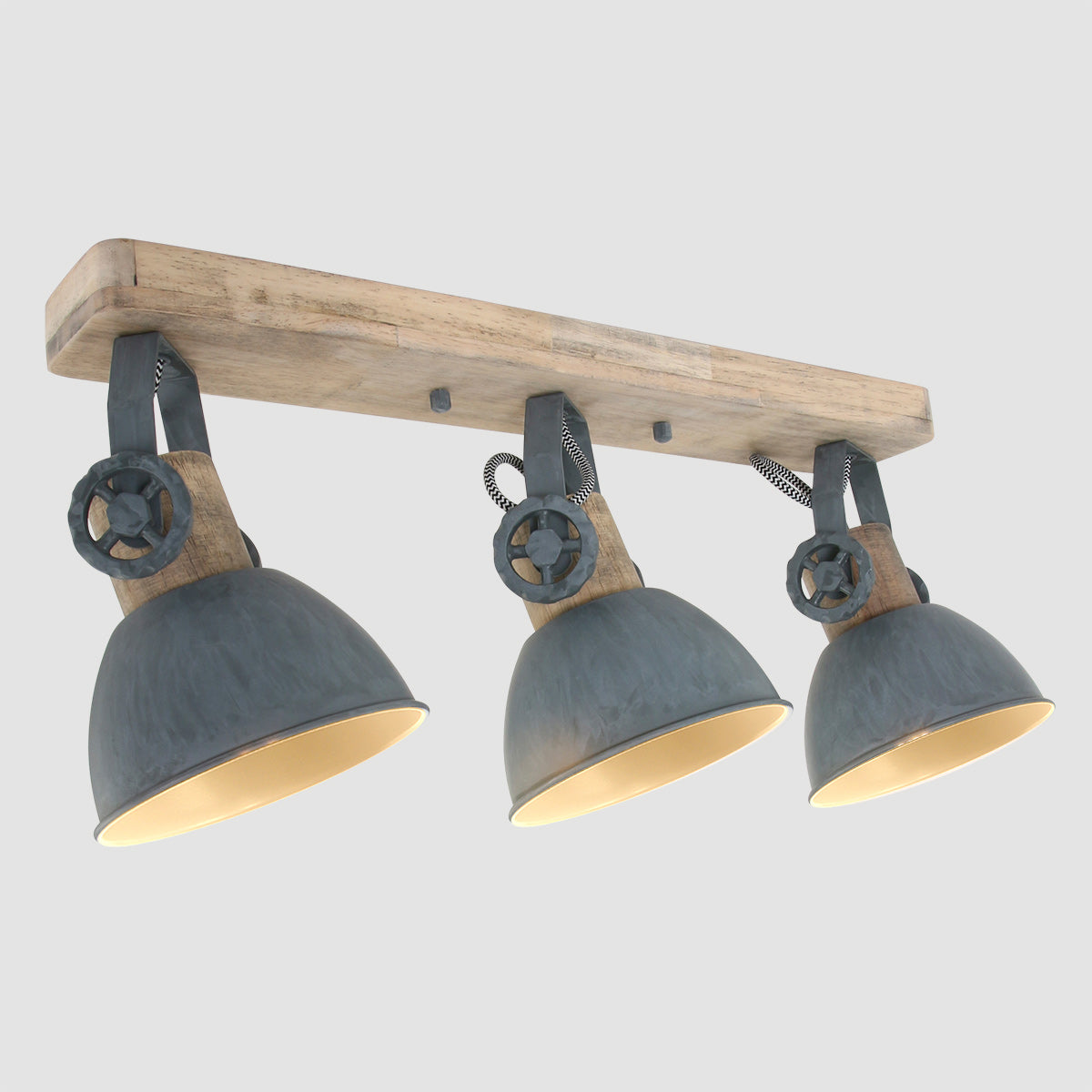 Plafondlamp Gearwood 2133GR Grijs E27 fitting