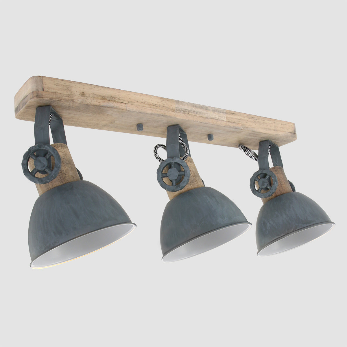 Plafondlamp Gearwood 2133GR Grijs E27 fitting