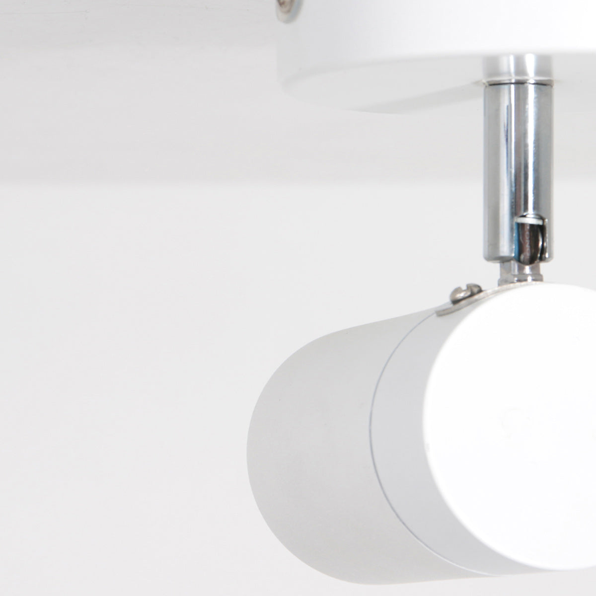 Witte 1-lichts spot Upround 2486W inclusief lichtbron