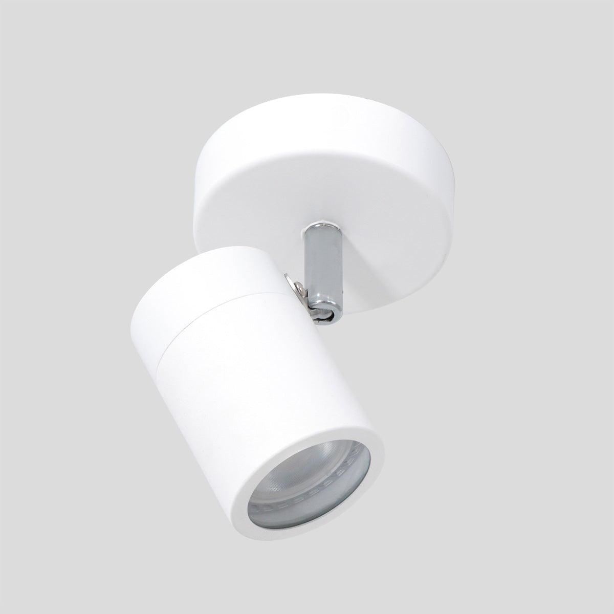 Witte 1-lichts spot Upround 2486W inclusief lichtbron
