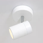 Witte 1-lichts spot Upround 2486W inclusief lichtbron