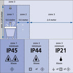 Witte 1-lichts spot Upround 2486W inclusief lichtbron