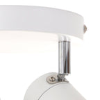 Witte 2-lichts spot Upround 2487W inclusief lichtbronnen