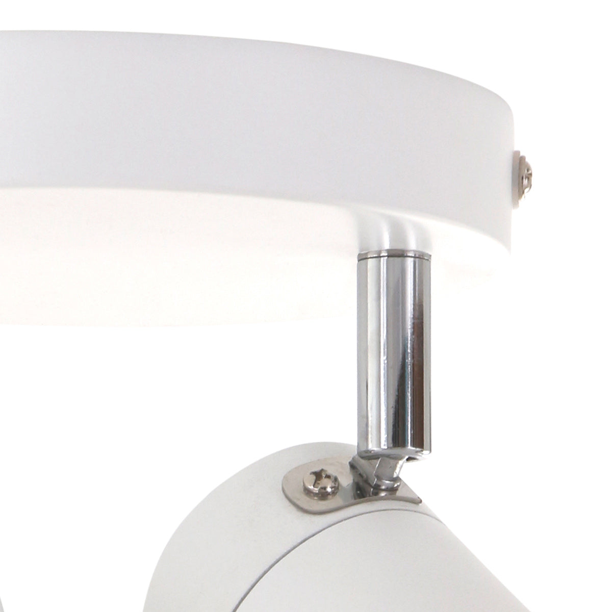 Witte 2-lichts spot Upround 2487W inclusief lichtbronnen