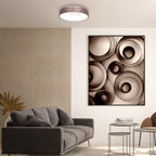 Plafondlamp Ringlede 2562BR Brons Ø38cm