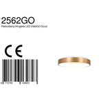 Plafondlamp Ringlede 2562GO Goud Ø38cm