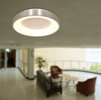Plafondlamp Ringlede 2562ZI zilveren LED lamp Ø38 cm