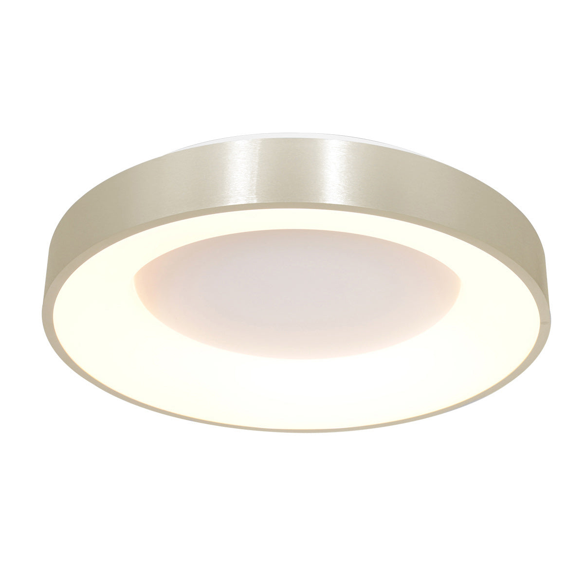 Plafondlamp Ringlede 2562ZI zilveren LED lamp Ø38 cm