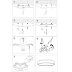 Plafondlamp Ringlede 2562ZI zilveren LED lamp Ø38 cm
