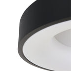 Plafondlamp Ringlede 2562ZW zwarte LED lamp Ø38 cm