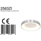 Plafondlamp RInglede 2563ZI Zilver Ø48cm