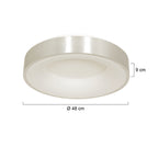 Plafondlamp RInglede 2563ZI Zilver Ø48cm