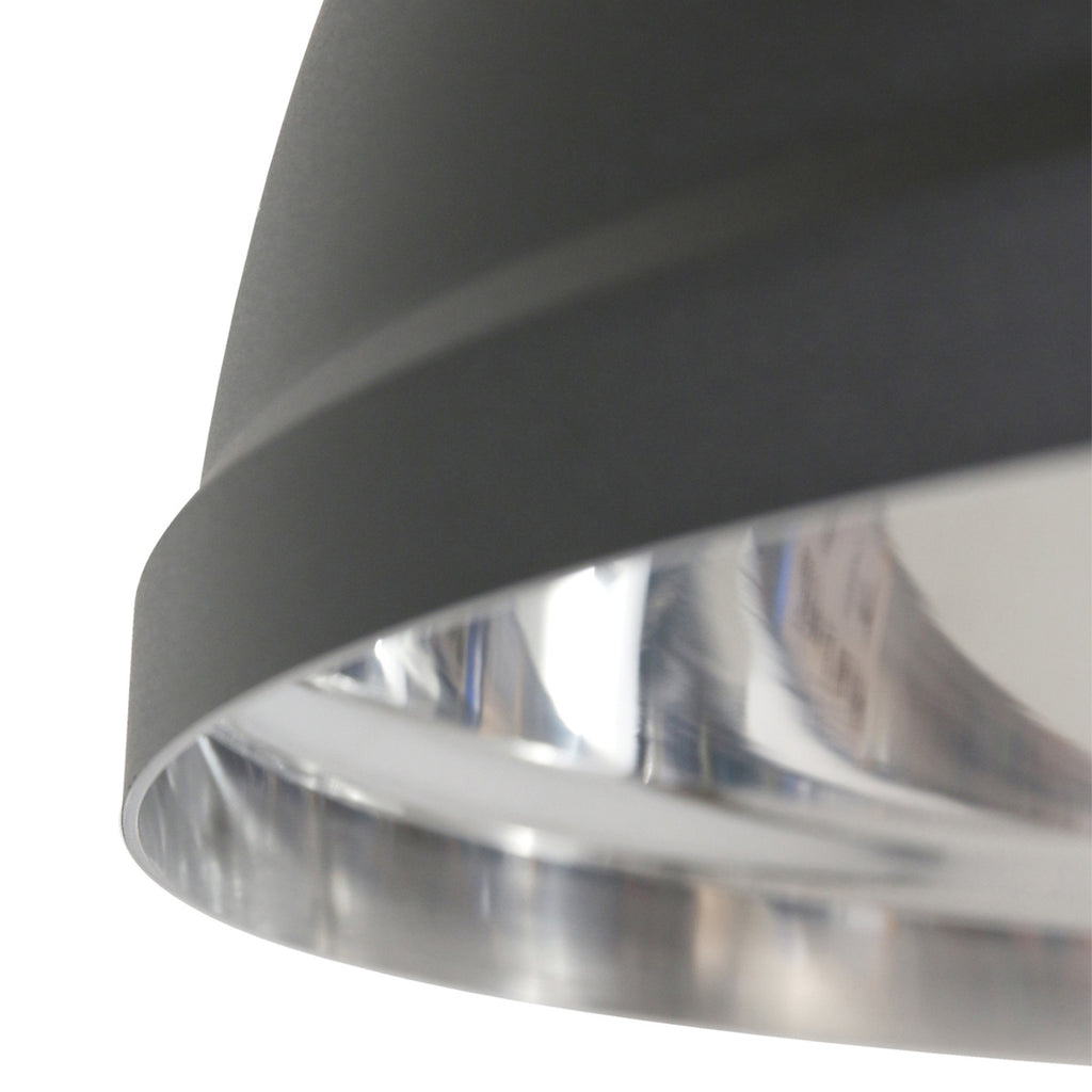 Zwart chromen hanglamp Gaeve 2661ZW Ø50cm E27 fitting