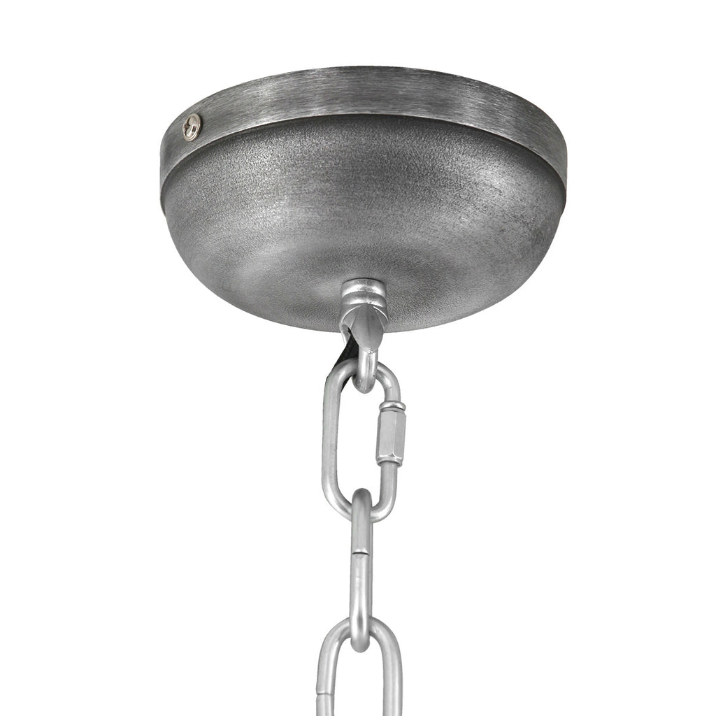 Zwart chromen hanglamp Gaeve 2661ZW Ø50cm E27 fitting