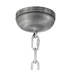 Zwart chromen hanglamp Gaeve 2661ZW Ø50cm E27 fitting