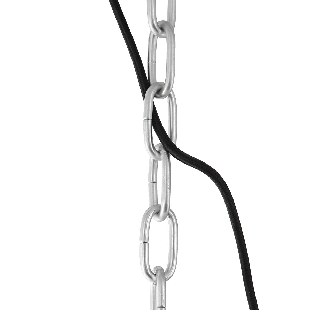 Zwart chromen hanglamp Gaeve 2661ZW Ø50cm E27 fitting