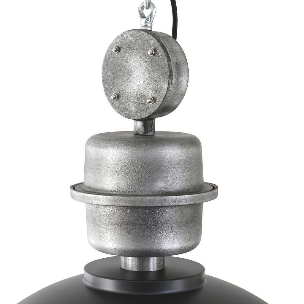 Zwart chromen hanglamp Gaeve 2661ZW Ø50cm E27 fitting