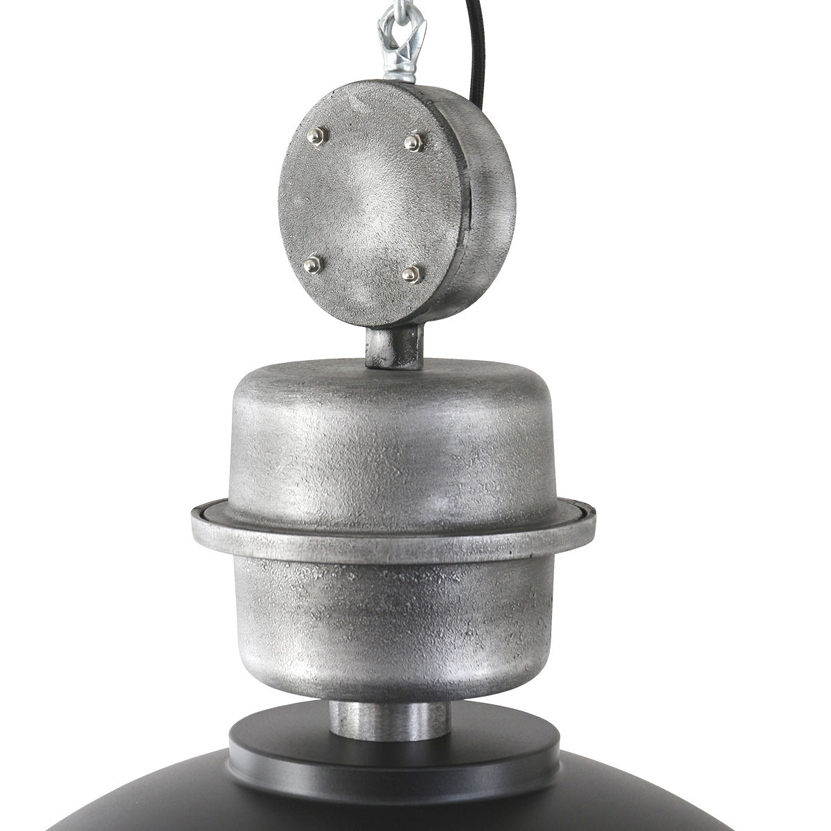 Zwart chromen hanglamp Gaeve 2661ZW Ø50cm E27 fitting