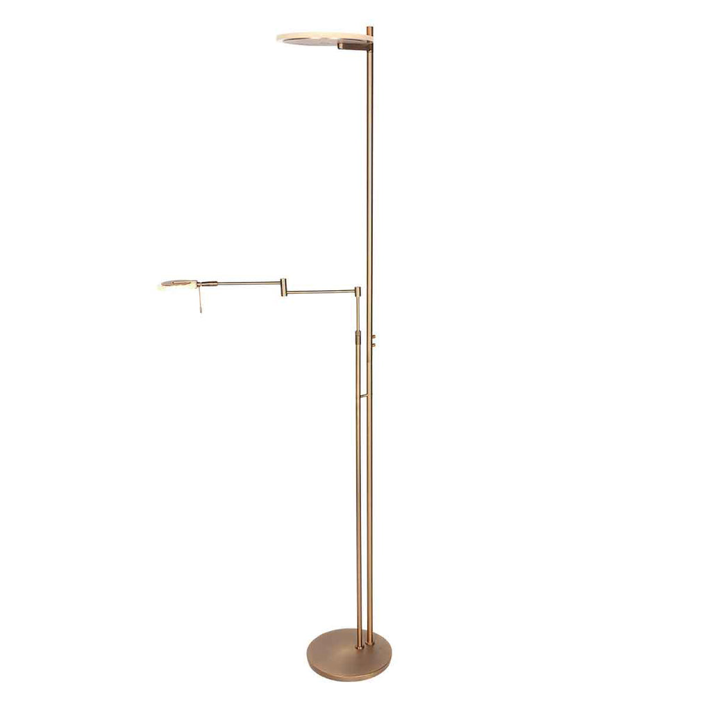 Bronskleurige vloerlamp Turound 2663BR lichtkleur instelbaar en dimbaar