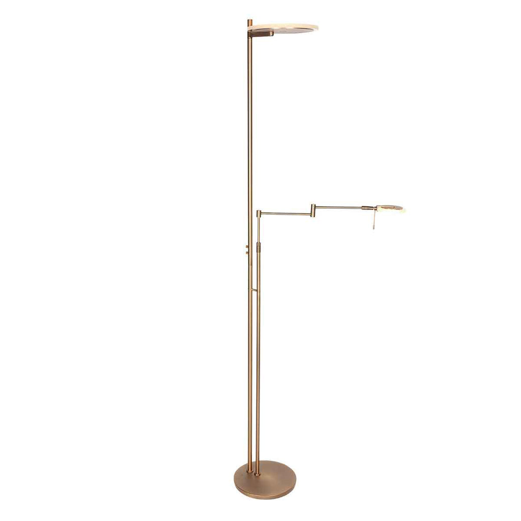 Bronskleurige vloerlamp Turound 2663BR lichtkleur instelbaar en dimbaar