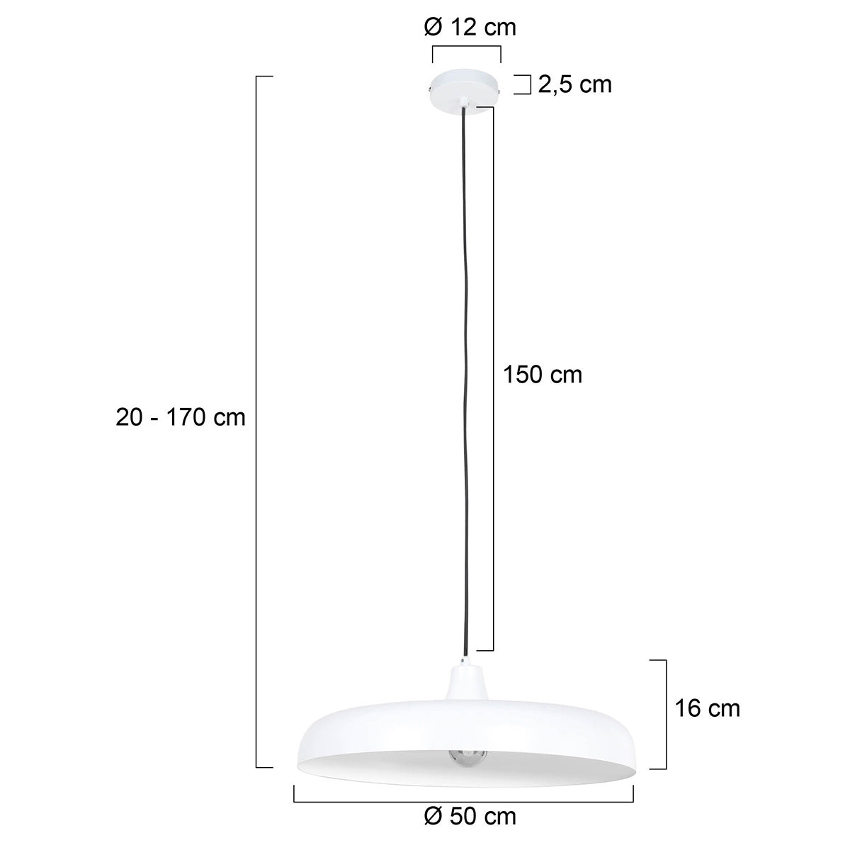 Hangl. 1-l. textile cable