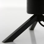 Tafellamp Reflexion 2683ZW zwarte lamp met smoke glas
