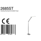 Vloerlamp Serenade 2685ST Staal
