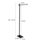 Vloerlamp Stekk 2690ZW Zwart met 4 standen dimmer