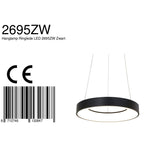 Hanglamp Ringlede 2695ZW Zwart