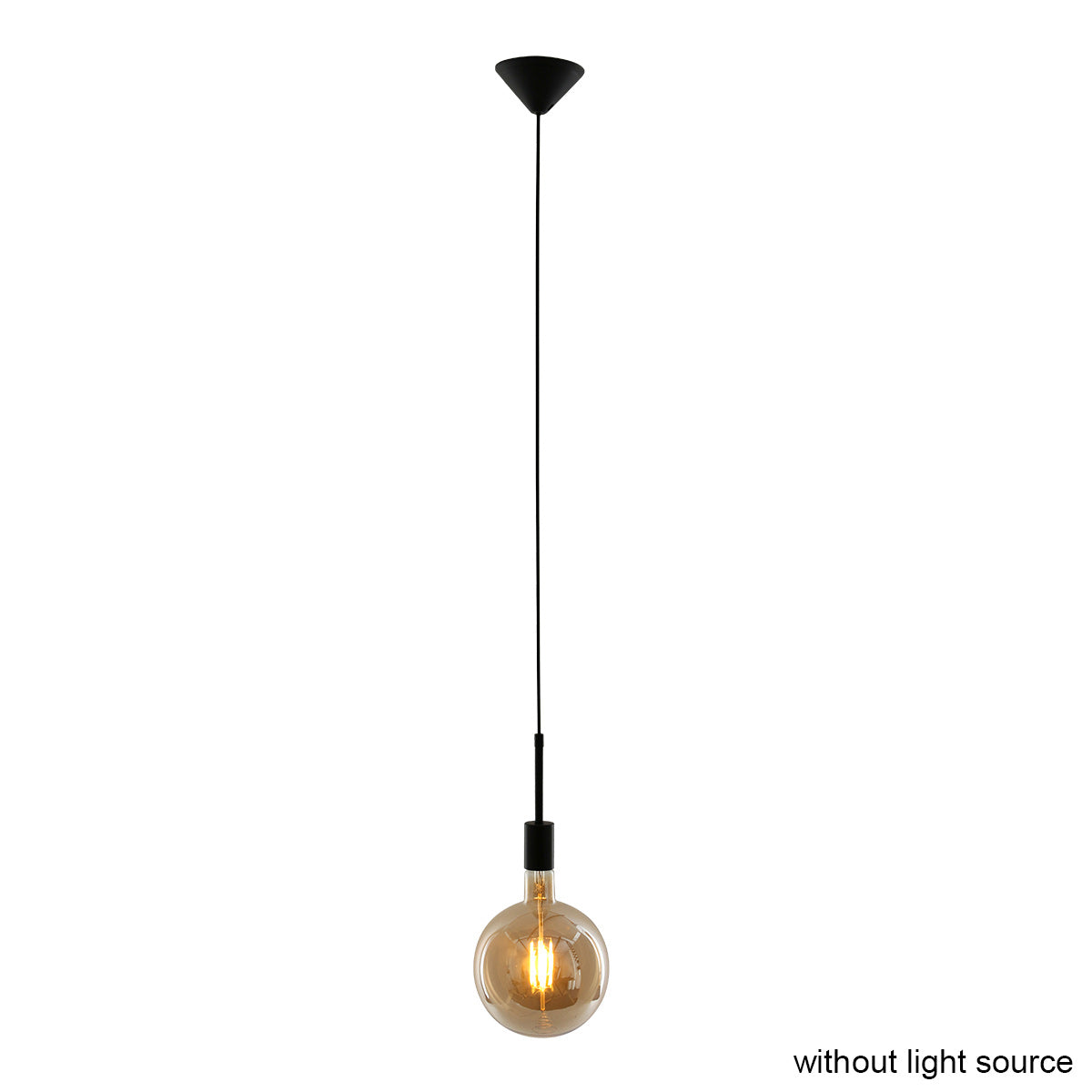 Hanglamp Minimalics 2701ZW Zwart met E27 fitting