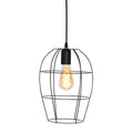 Hanglamp Minimalics 2705ZW Zwart – Stijlvol open design met E27 fitting