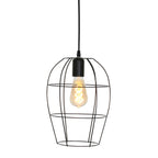 Hanglamp Minimalics 2705ZW Zwart – Stijlvol open design met E27 fitting