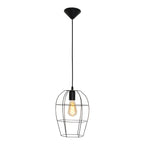 Hanglamp Minimalics 2705ZW Zwart – Stijlvol open design met E27 fitting