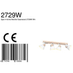 Plafondlamp Gearwood 2729W Wit E27 fitting