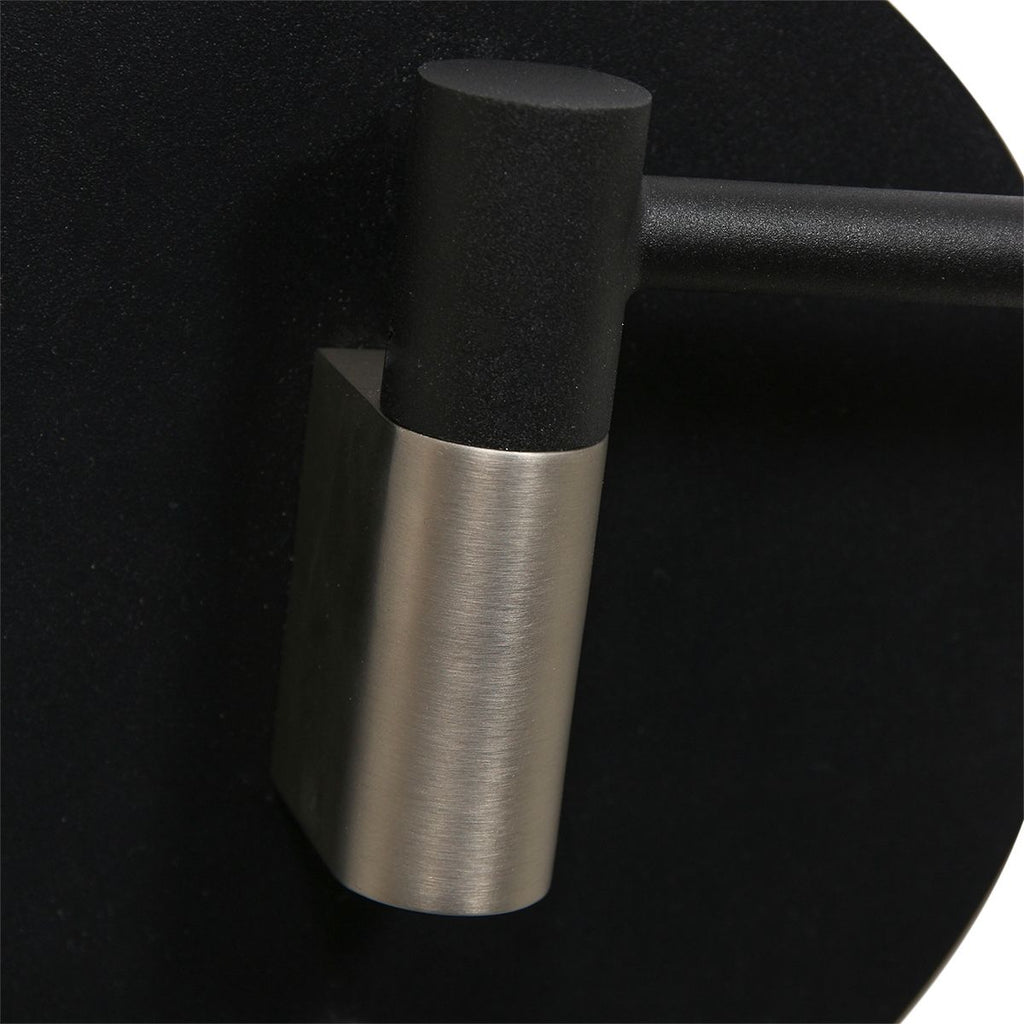 Wandl. 1-l. led grey. glas