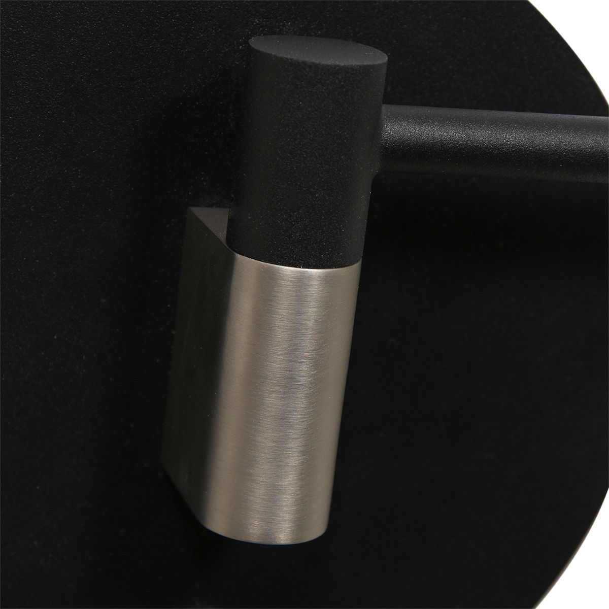 Wandl. 1-l. led grey. glas
