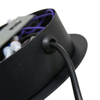 Wandl. 1-l. led grey. glas