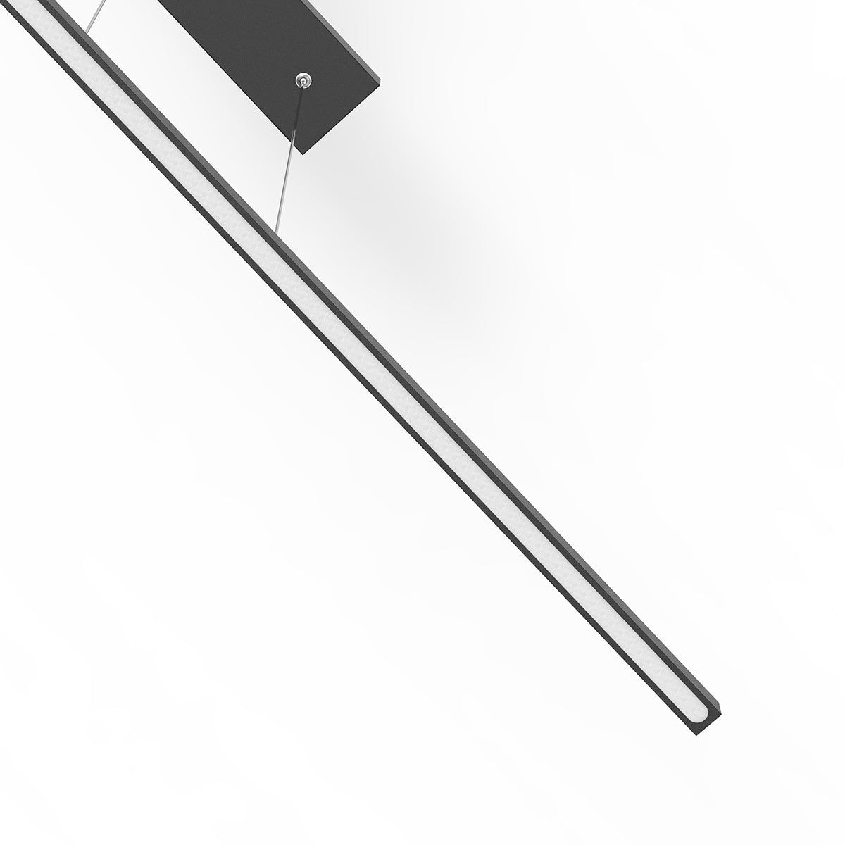 Minimalistische zwarte hanglamp Danske 2745ZW 2000 Lumen