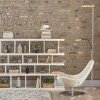 Vloerlamp Turound 2988ST staal met leesarm